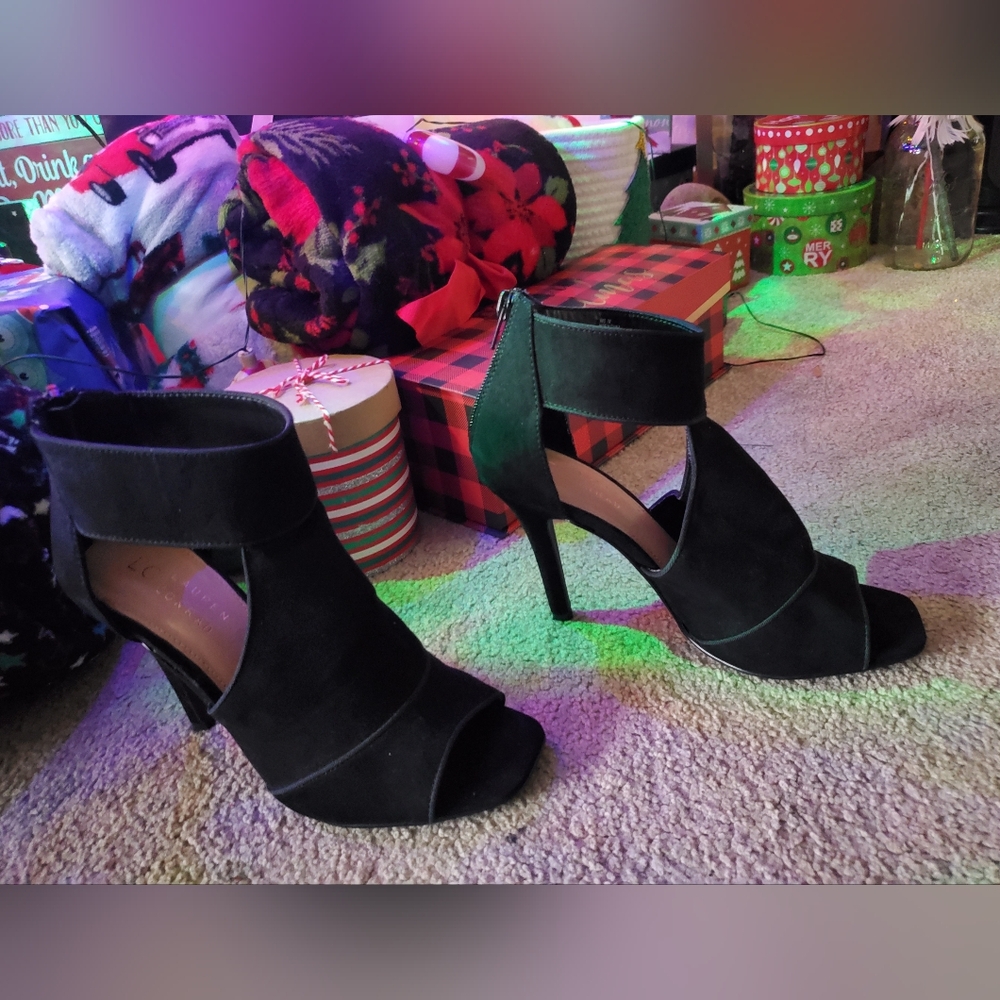 High heeled 👠 open toe shoes